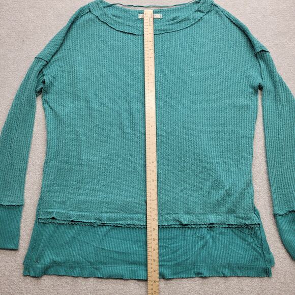 Free People North Shore Thermal Tunic Long Sleeve Shirt Womens Medium - Picture 4 of 7
